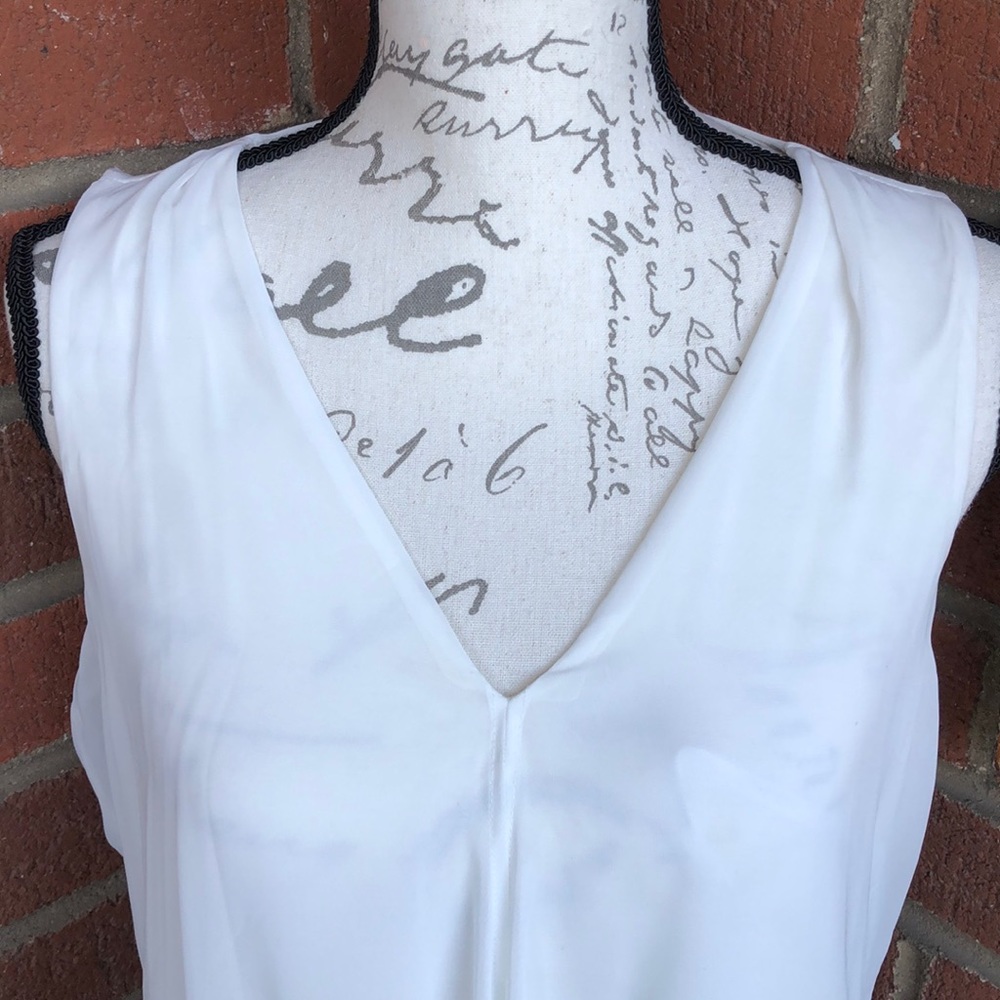 Calvin Klein Layered V-Neck Top - Picture 4 of 8